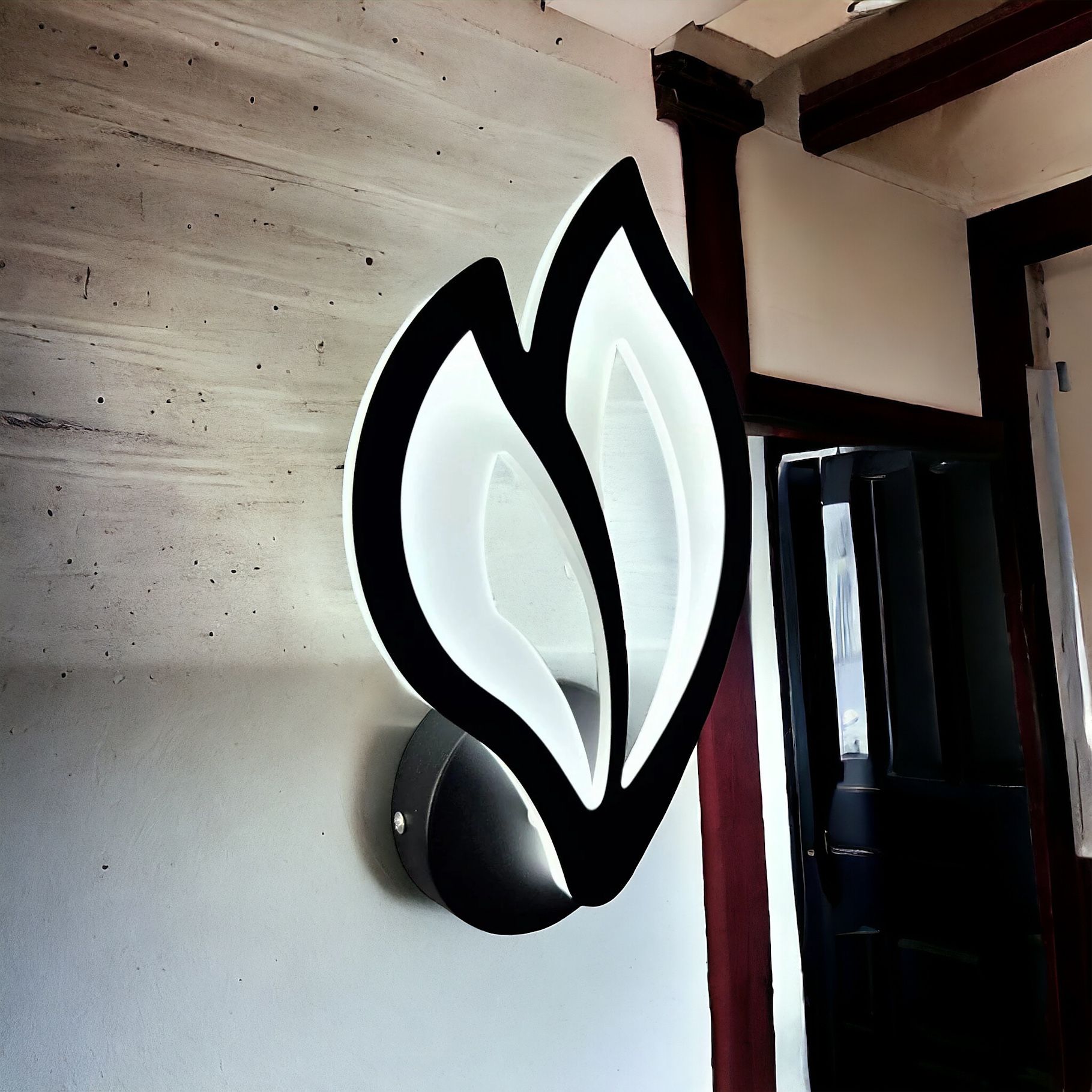 Aplica LED 22W Perete ANEMONE Black