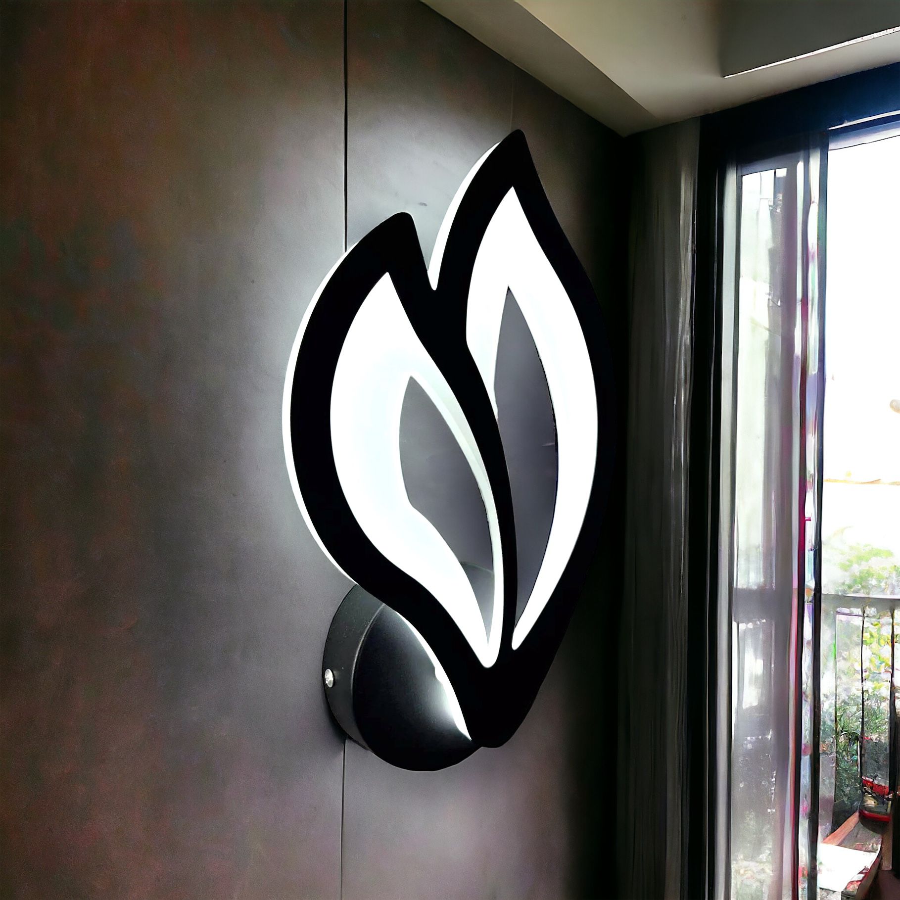 Aplica LED 22W Perete ANEMONE Black