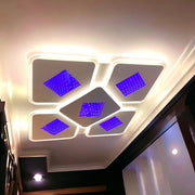 Lustra LED 182W VENICE MIRROR 3D RGB Echivalent 600W