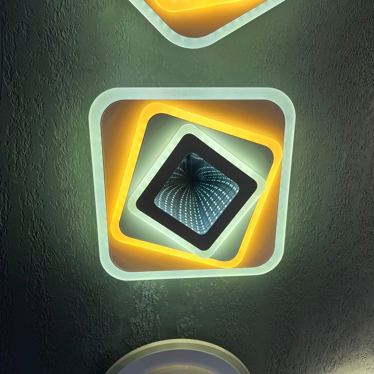 LUSTRA LED 40W GALAXY 3D SQUARE Echivalent 200W