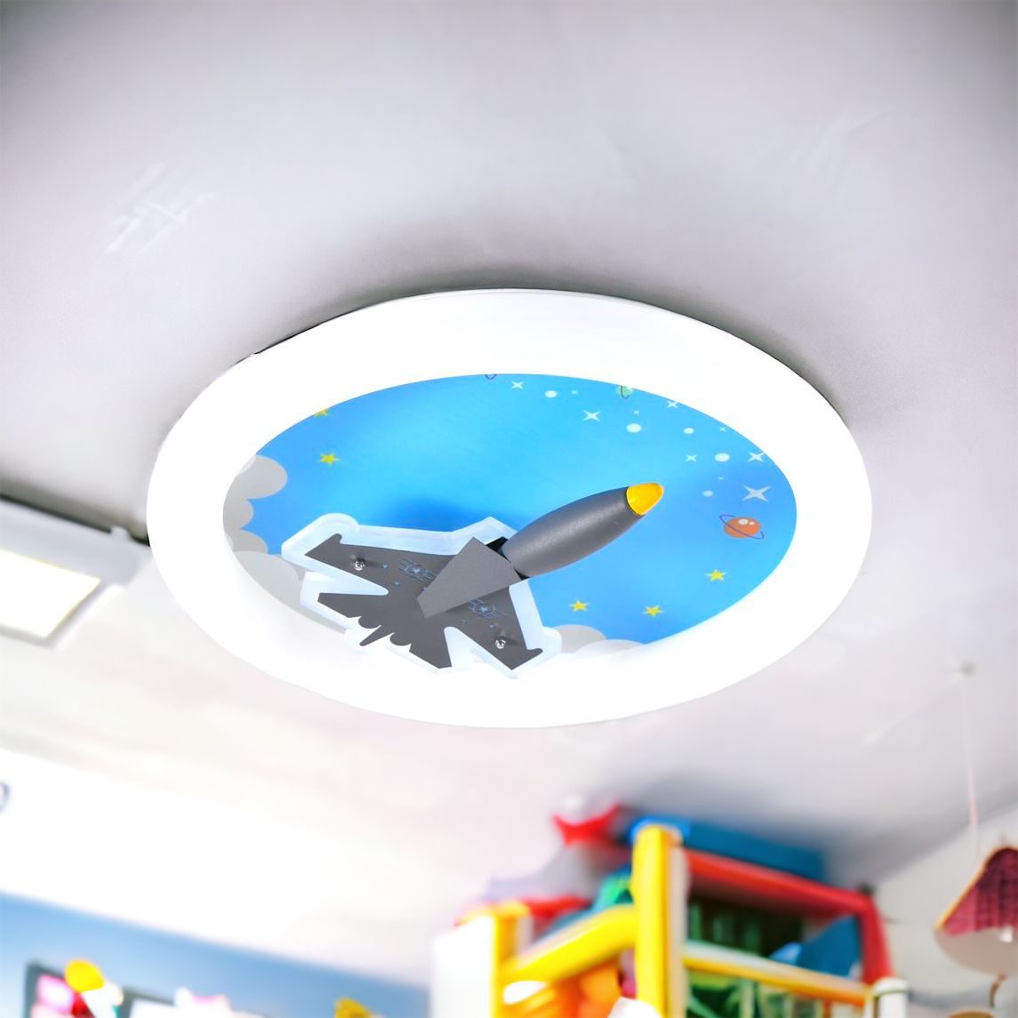 Lustra LED 68W Blue Plane Echivalent 300W