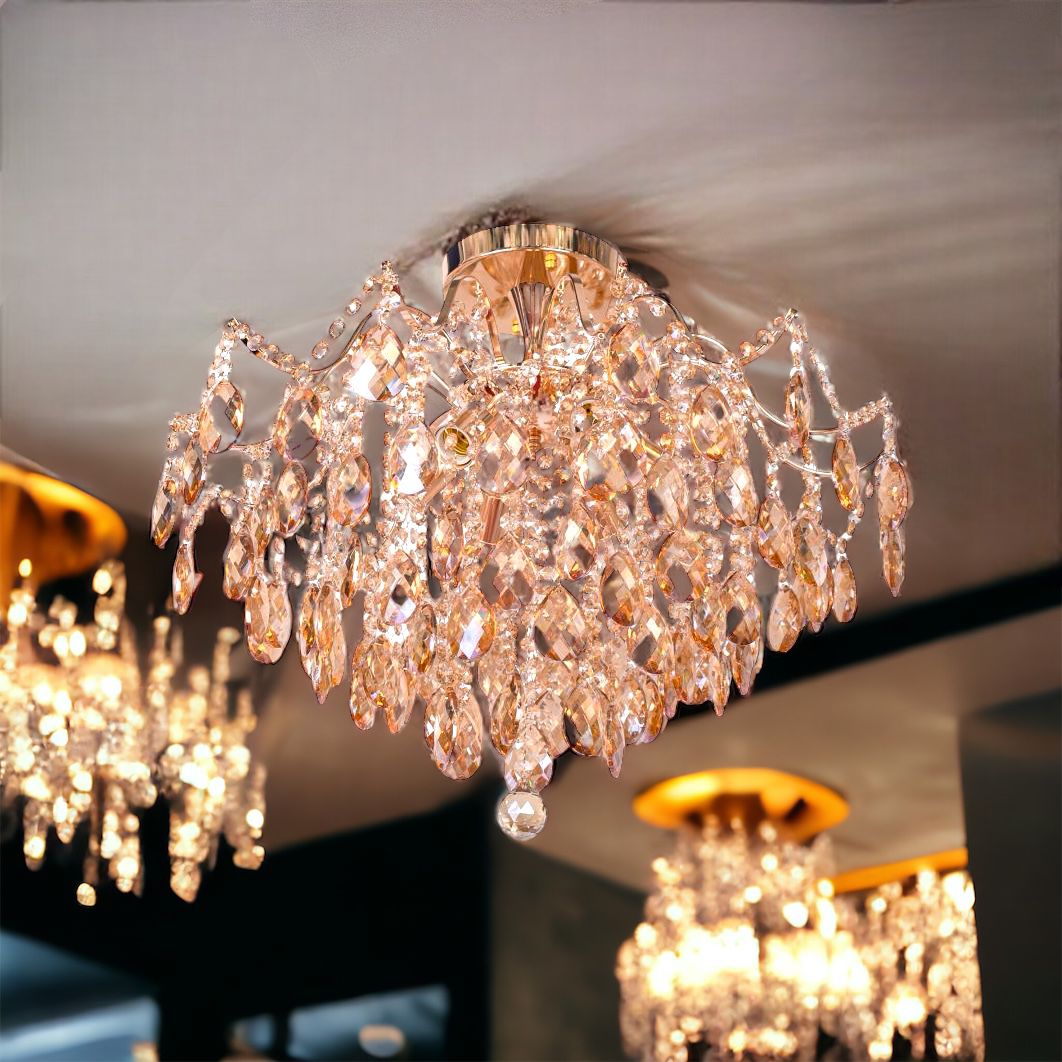 Candelabru Cristal PARIS GOLD