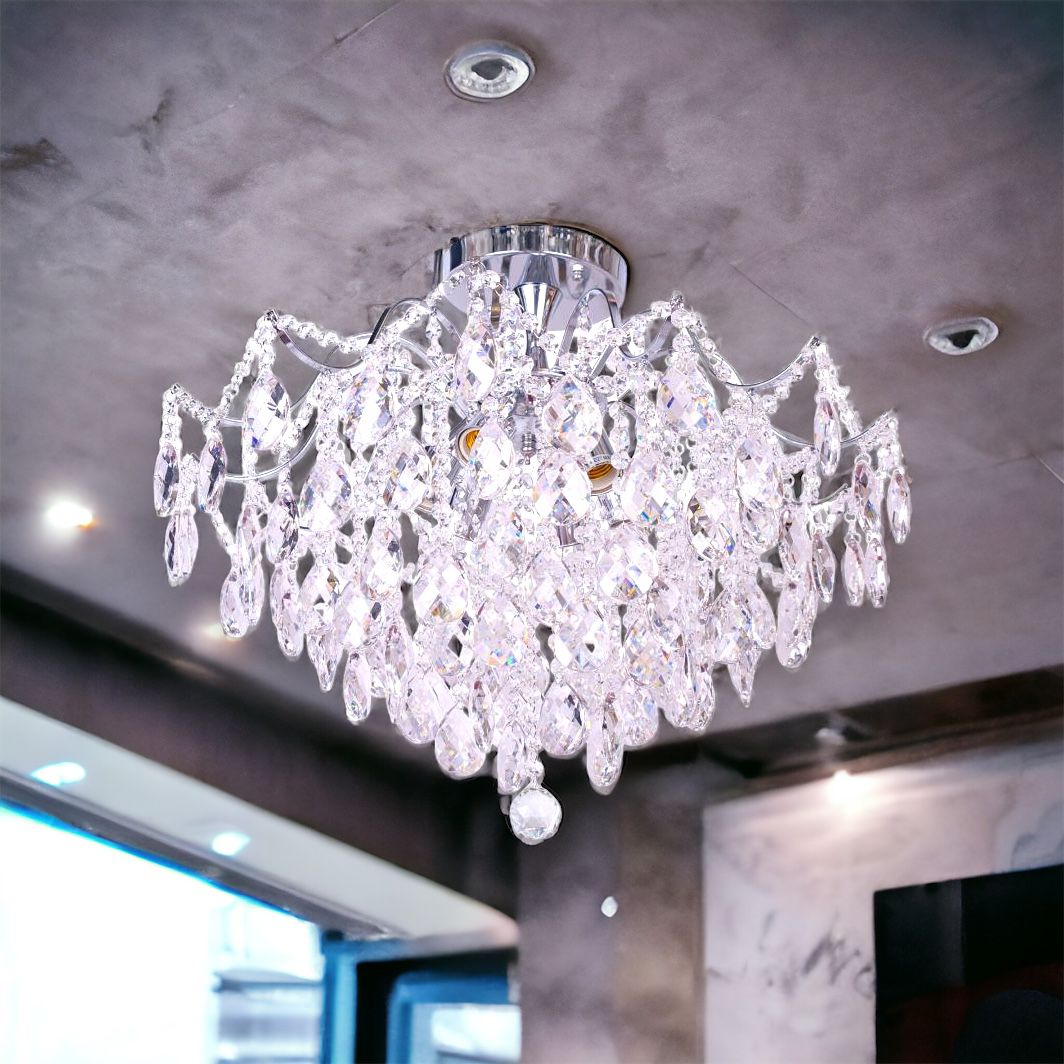 Candelabru Cristal PARIS SILVER