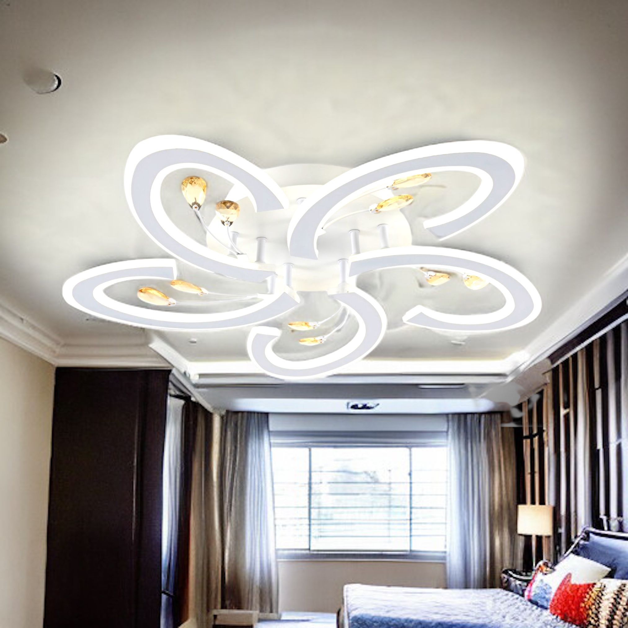 Lustra LED ANNA Echivalent 500W Telecomanda