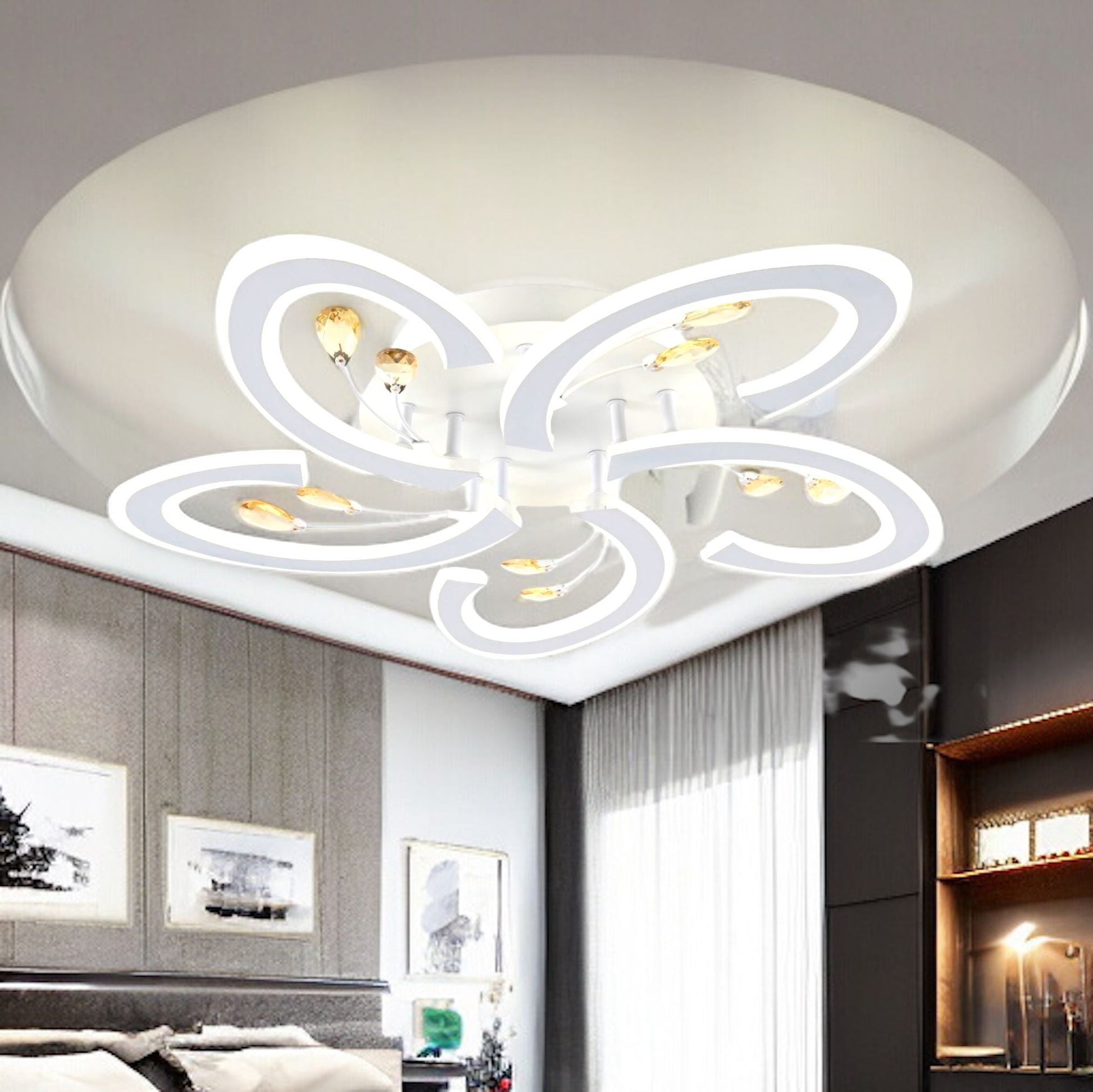 Lustra LED ANNA Echivalent 500W Telecomanda