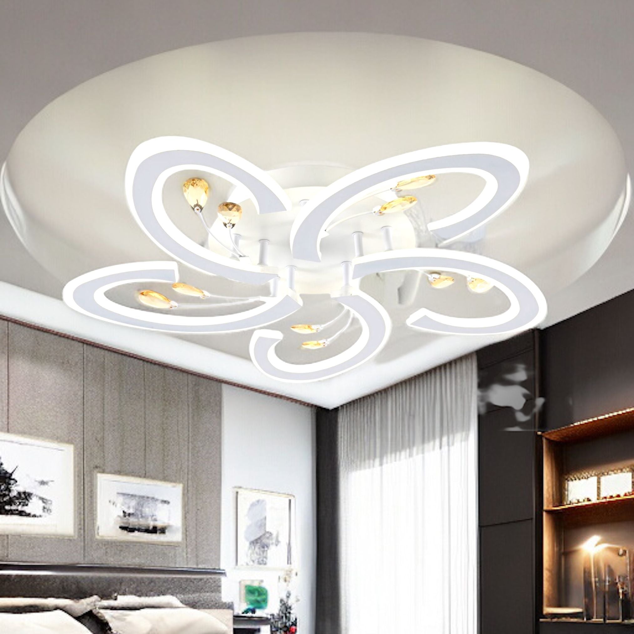 Lustra LED ANNA Echivalent 500W Telecomanda