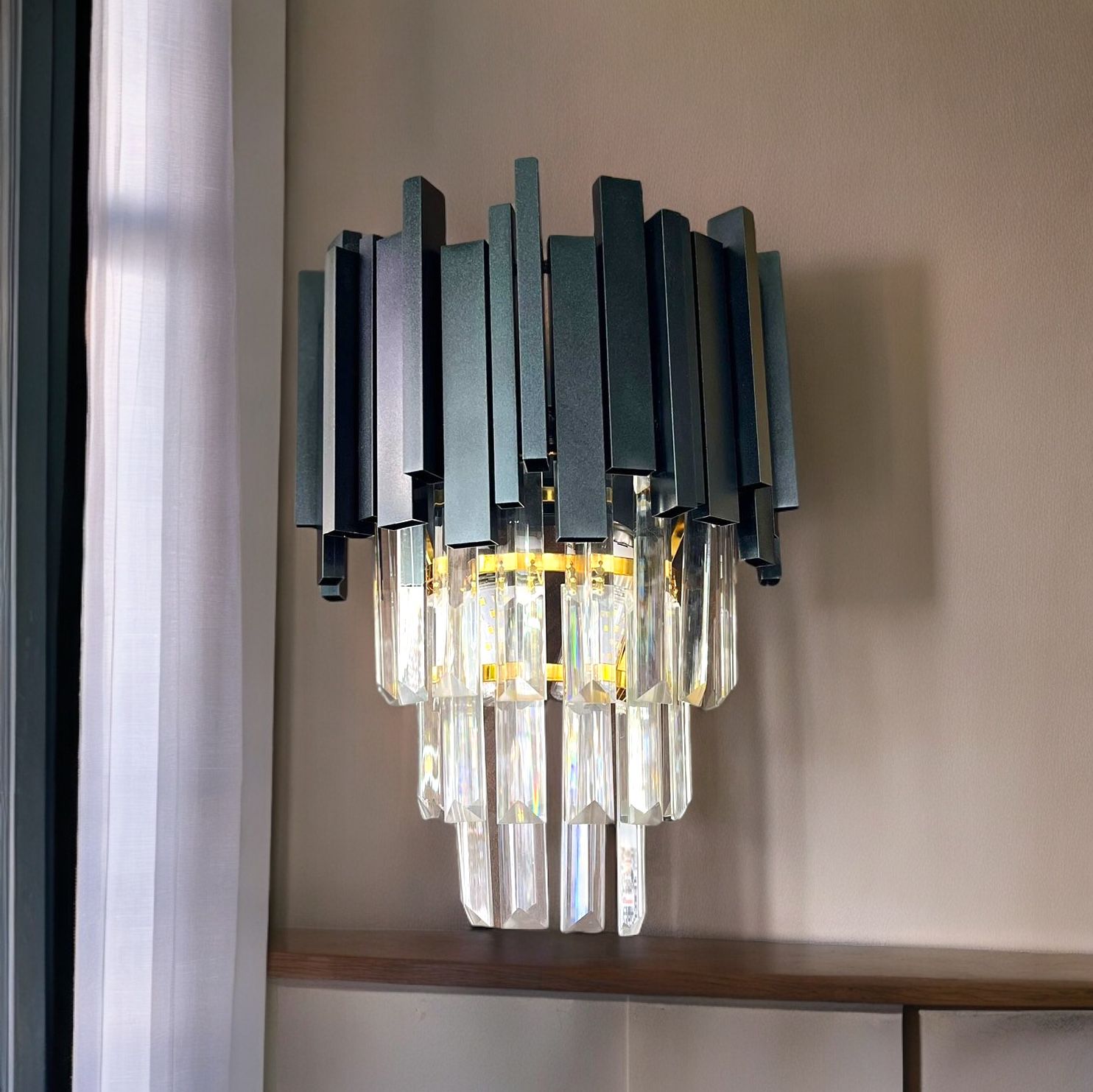 Aplica Perete Cristal BLACK WIDOW