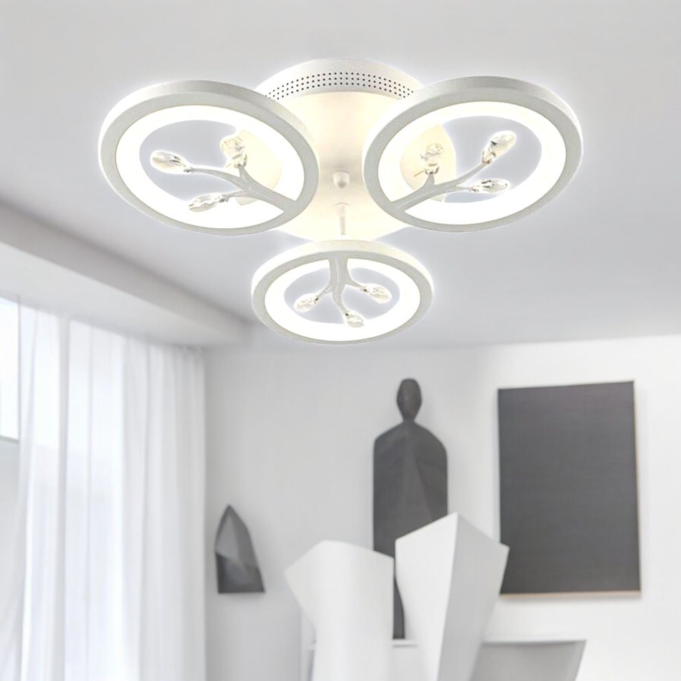 Lustra LED Mini LEAVES Echivalent 300W Telecomanda