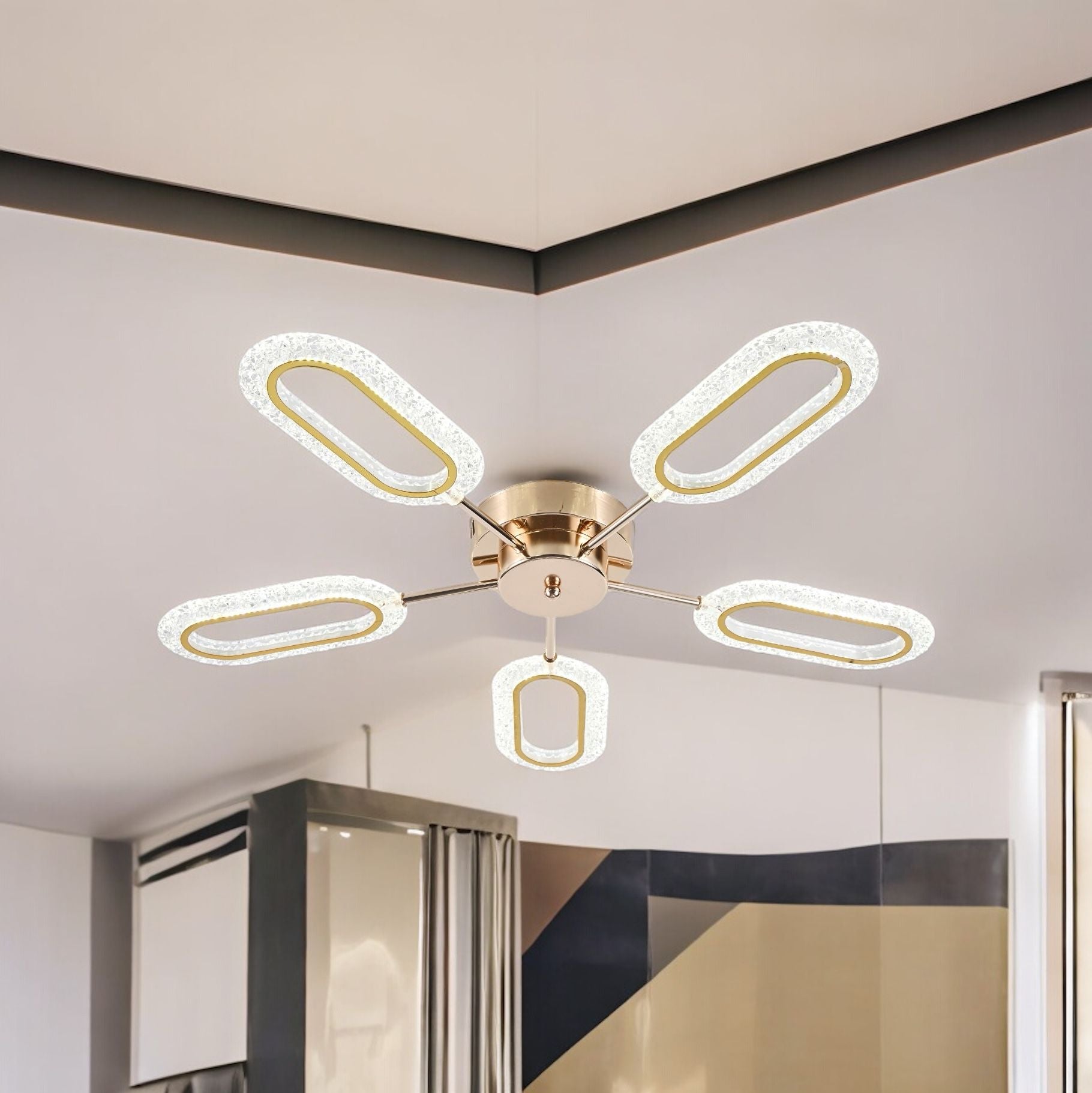 Lustra LED Orient Gold Echivalent 400W