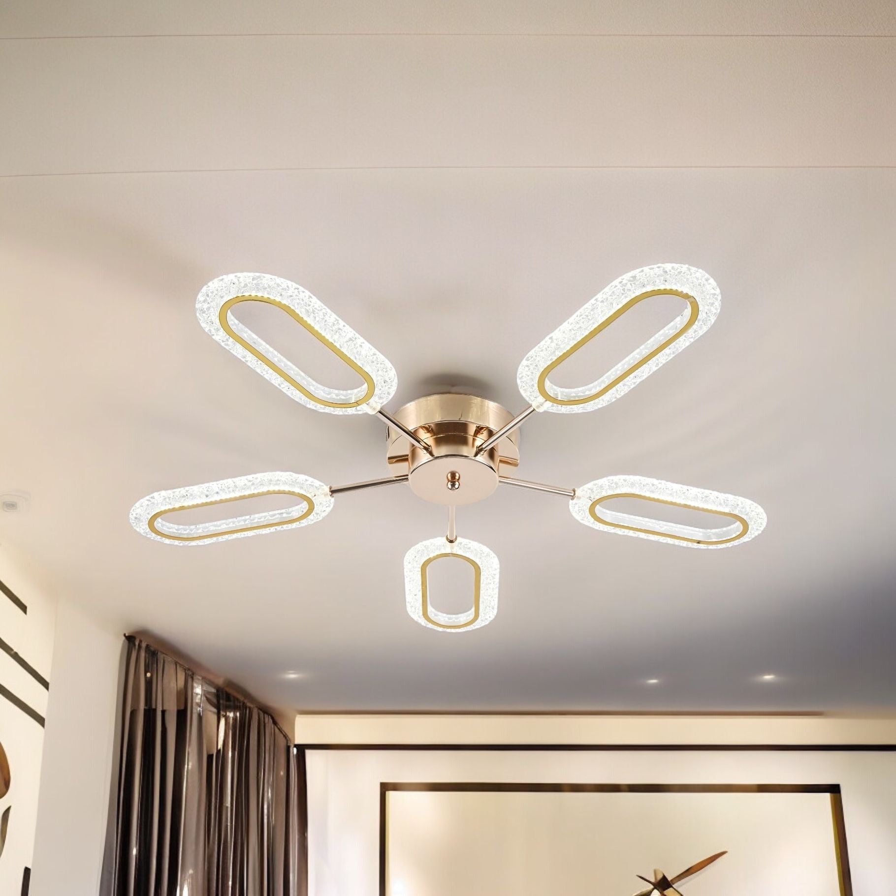 Lustra LED Orient Gold Echivalent 400W