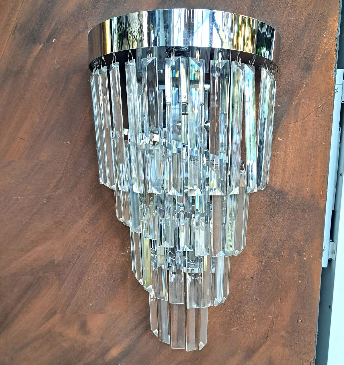Aplica Perete Cristal Dark Chrome Luxury