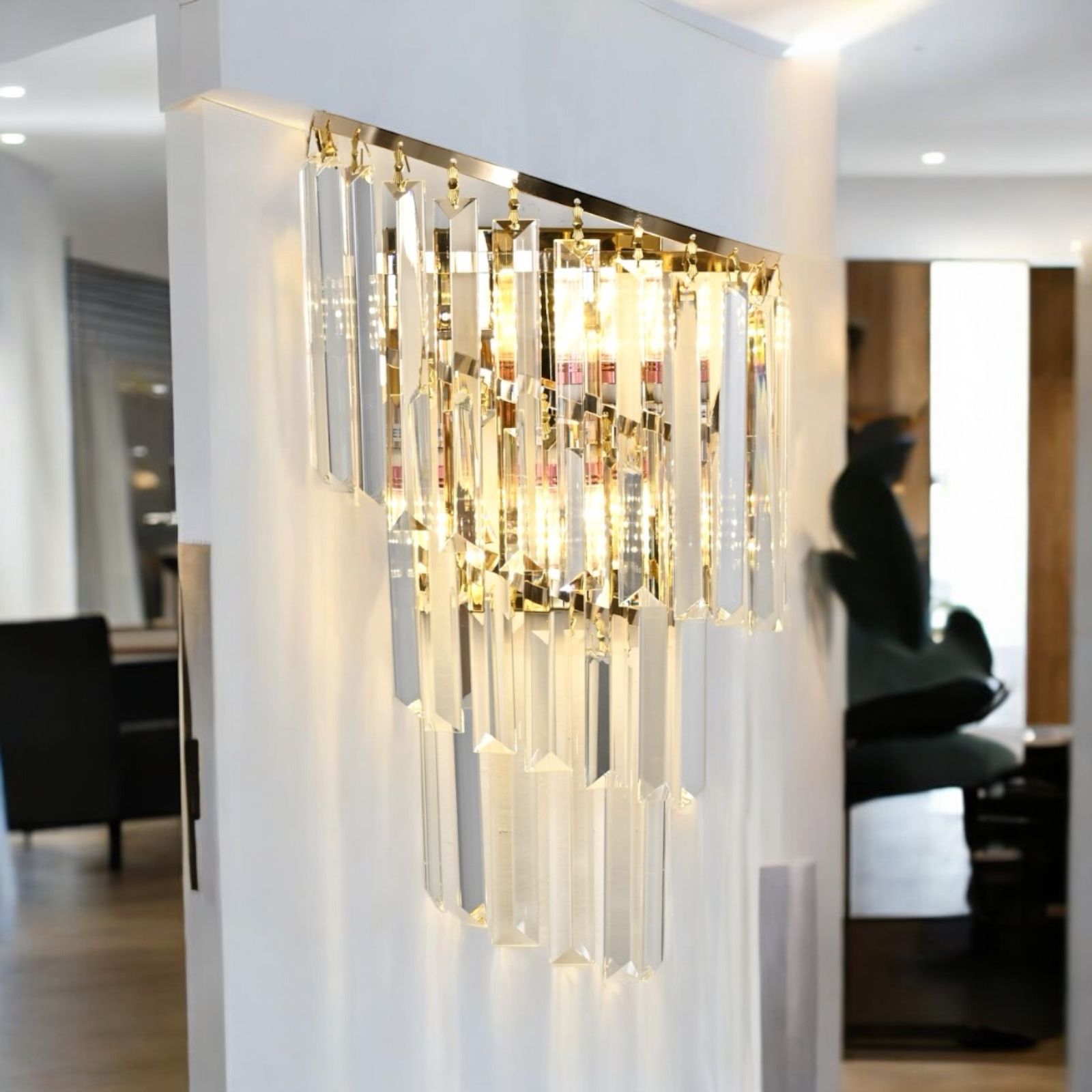 Aplica Perete Cristal Milano Gold