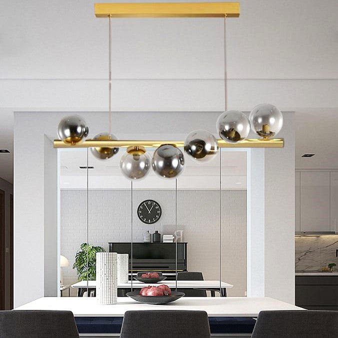 Lustra Abajur Fumuriu GOLD Liniara DX220-7