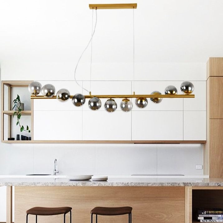 Lustra Abajur Fumuriu GOLD Liniara DX220-11