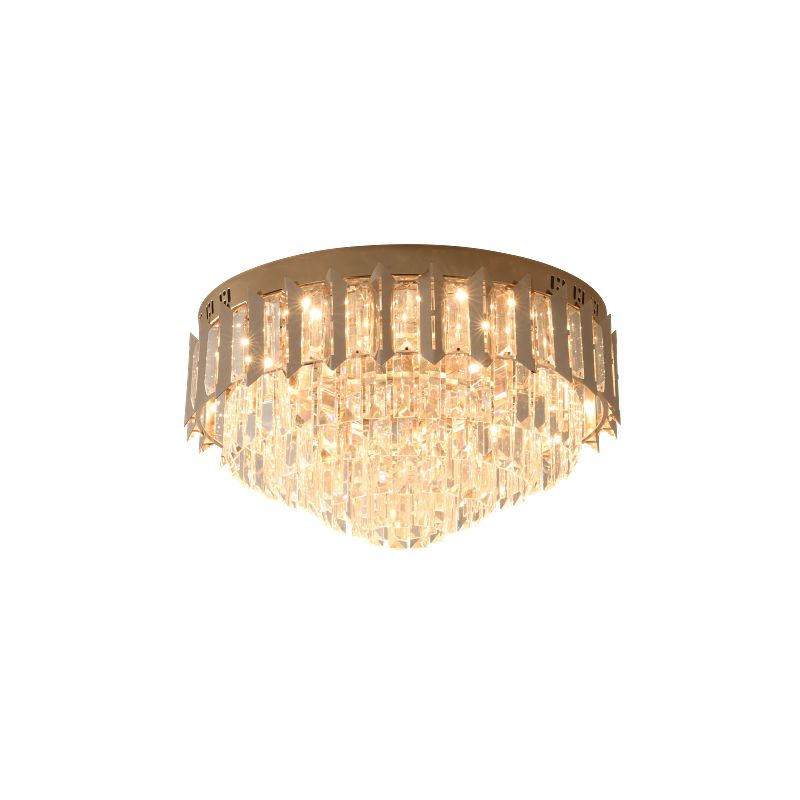 Lustra LED GOLD SHINE Cristal Echivalent 600W Montaj Aplicat/Suspendat