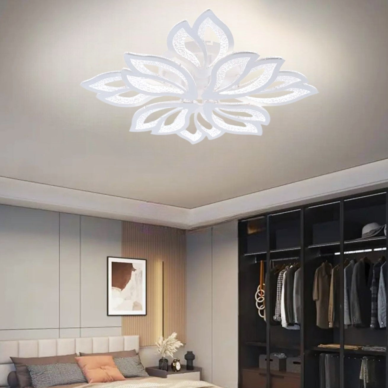 Lustra LED Anemone Grande Bubbles Echivalent 800W Telecomanda