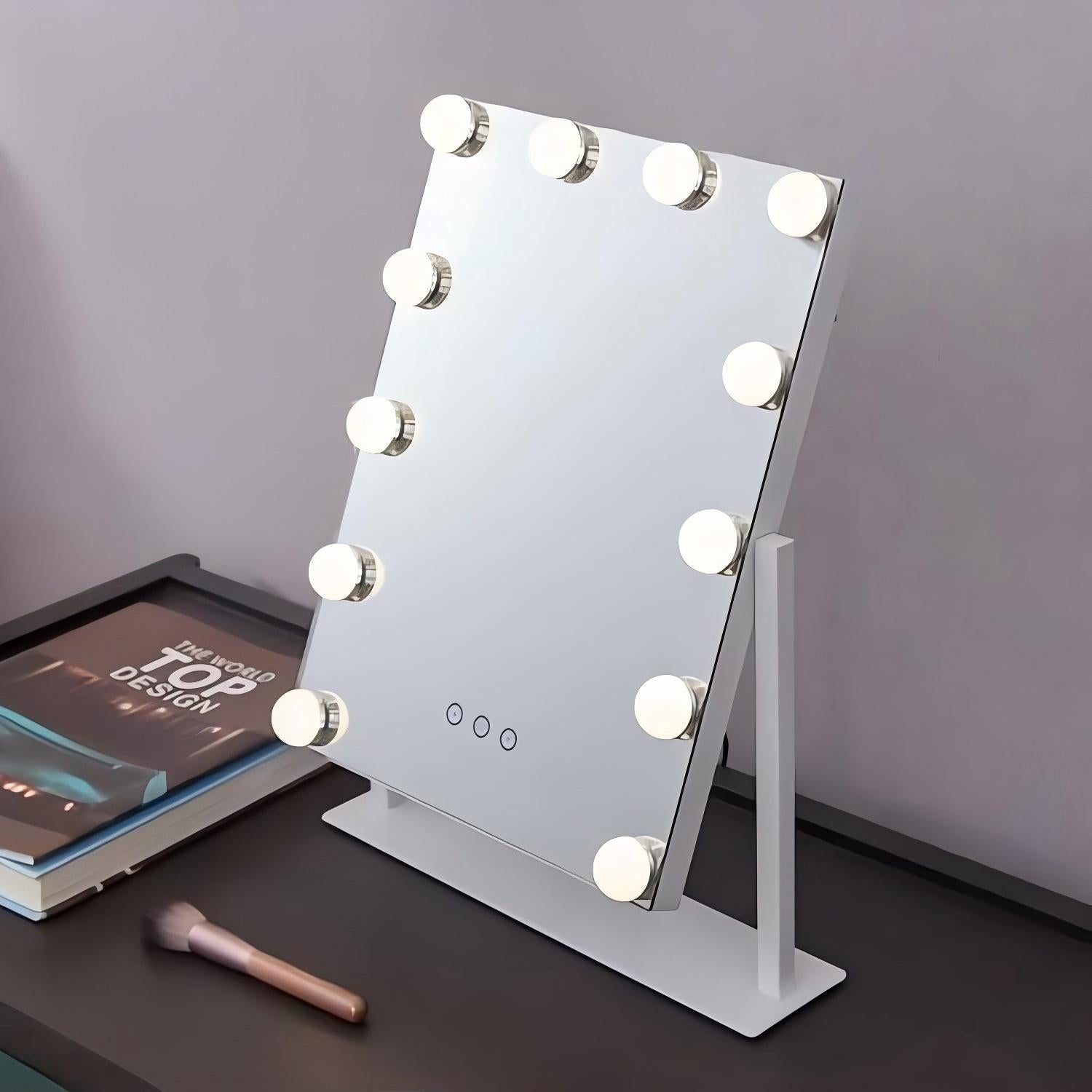 Oglinda LED MAKEUP Hollywood Star 46cm, 3 Lumini