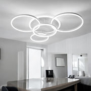 Lustra LED 234W CIRCLE White Luxury Echivalent 1200W Telecomanda