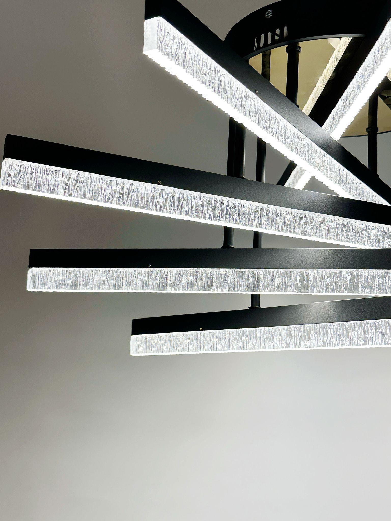 Lustra LED Aplicata Mira 5 Linnes Echivalent 500W Telecomanda