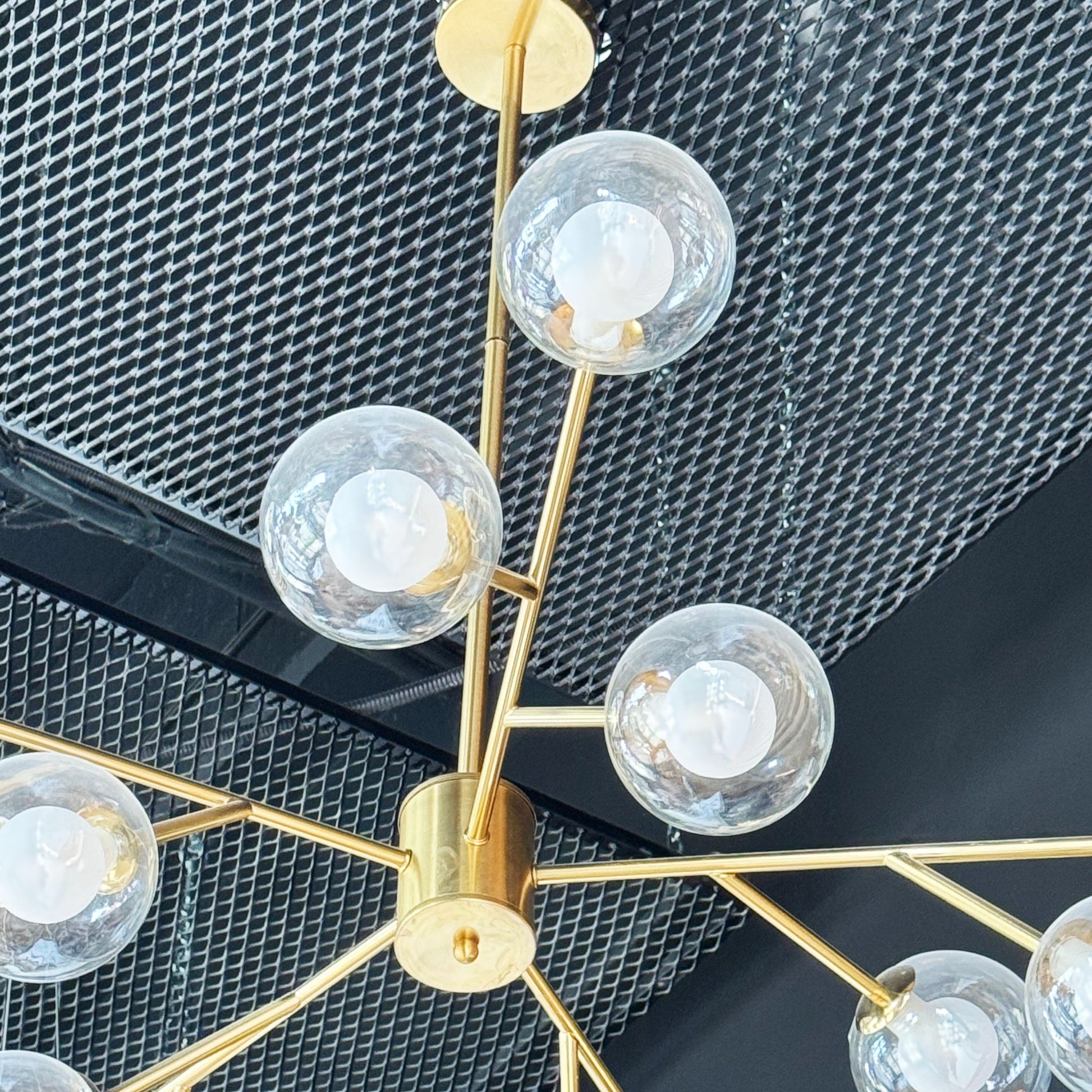 Lustra Abajur BERGAMO Gold 15xG9