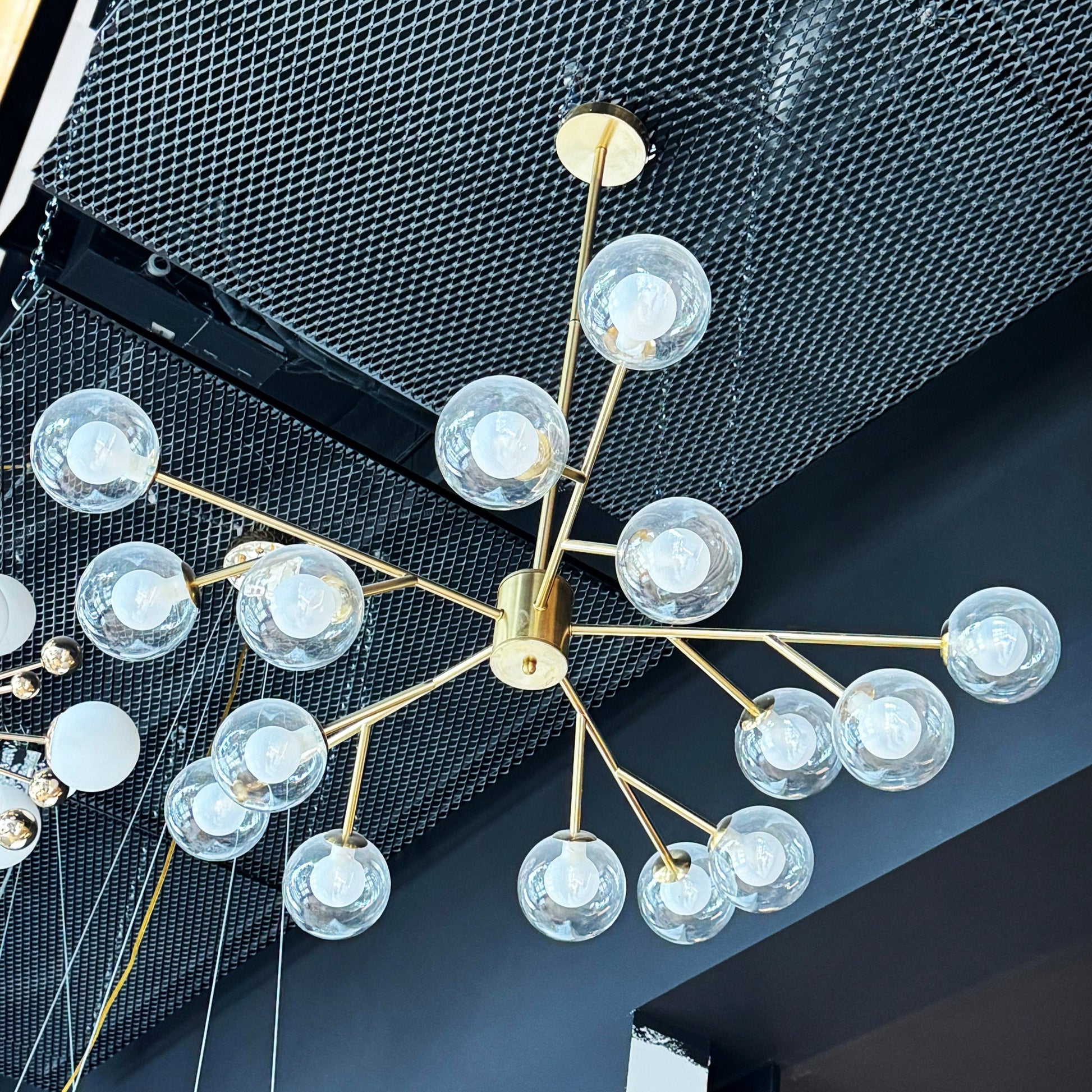 Lustra Abajur BERGAMO Gold 15xG9