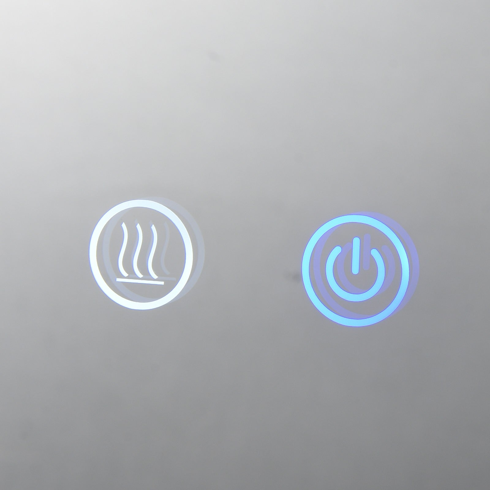 Oglinda Rotunda Neagra 60cm cu Dezaburire, Touch si 3 Lumini