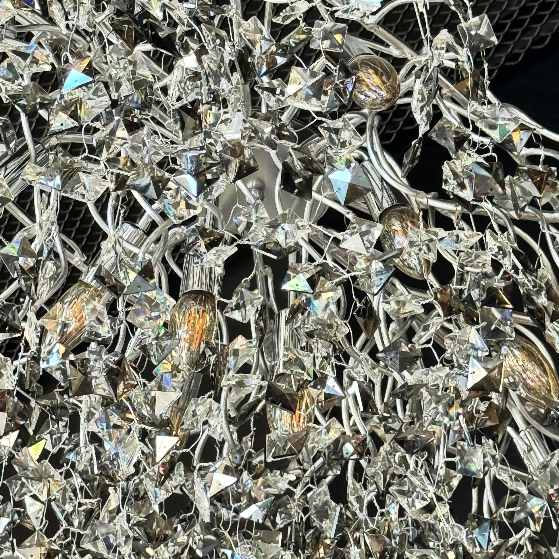 Candelabru Cristal LUXURY Silver SOFT 120x55cm