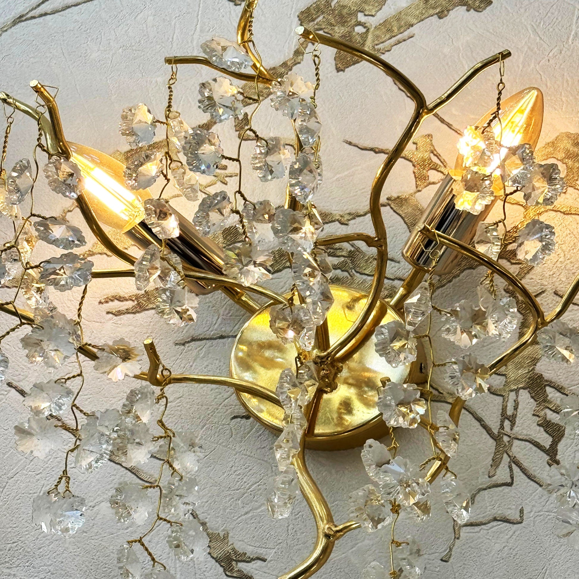 Aplica Perete Cristal Luxury Golden Ravena