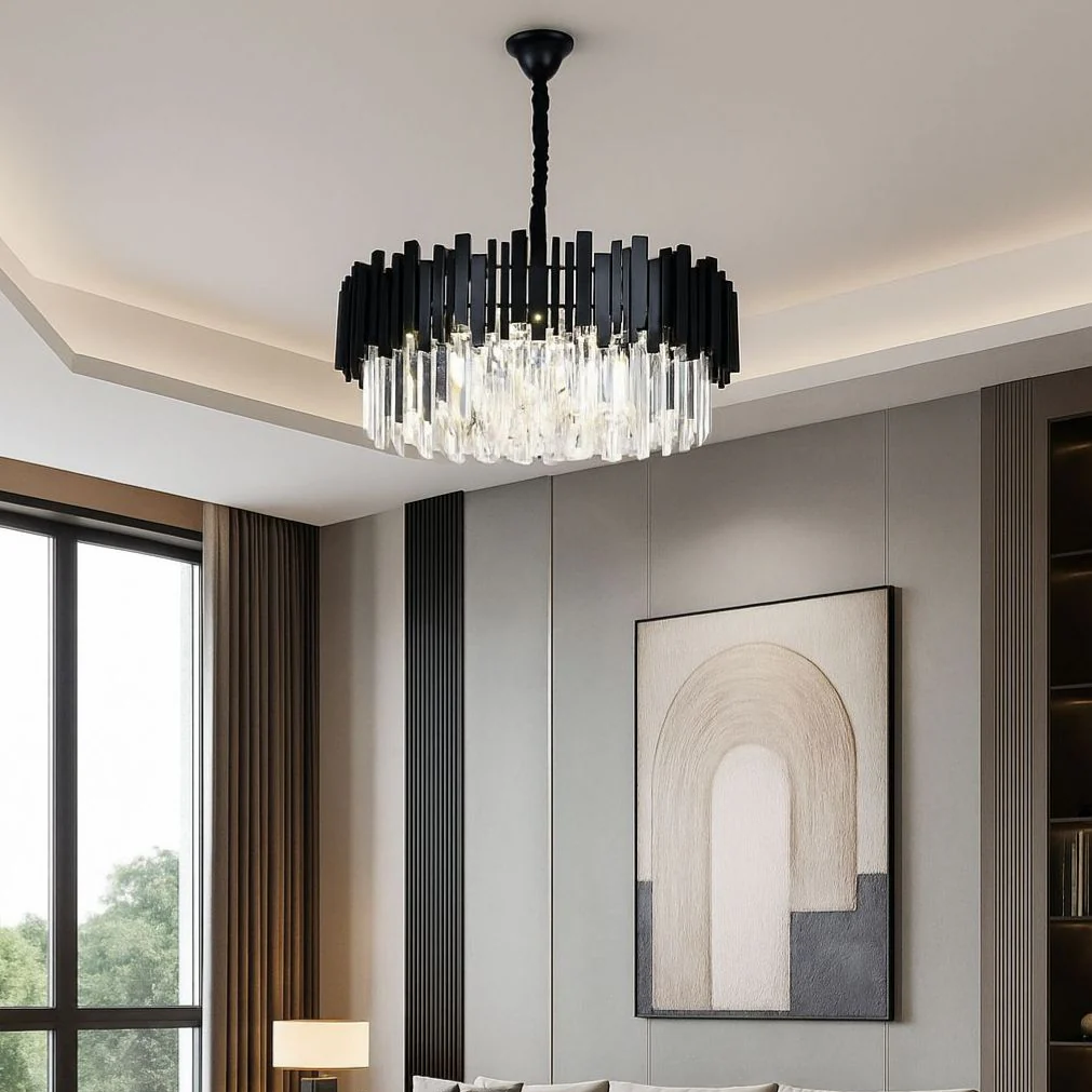 Candelabru Cristal BLACK WIDOW Ø60CM