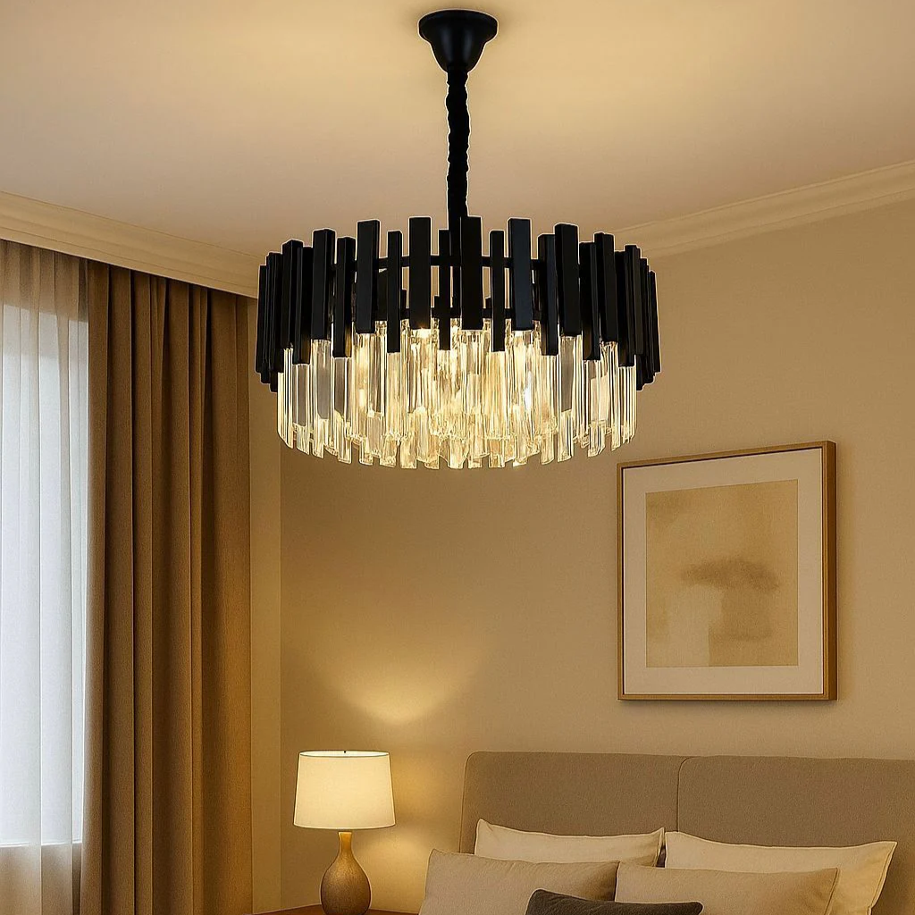 Candelabru Cristal BLACK WIDOW Ø80CM