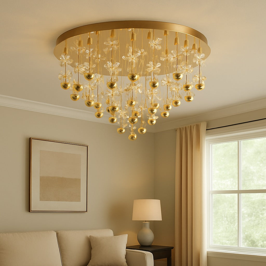 Lustra Aplicata Crystal PIANOPOLI 3 Gold Echivalent 800W