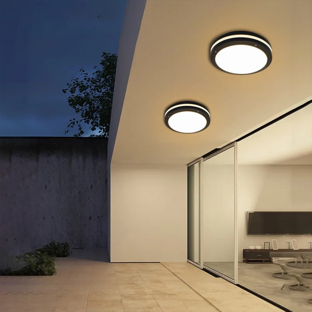 Aplica LED 40W Rotunda Miraq Neagra Exterior Lighting Fixtures