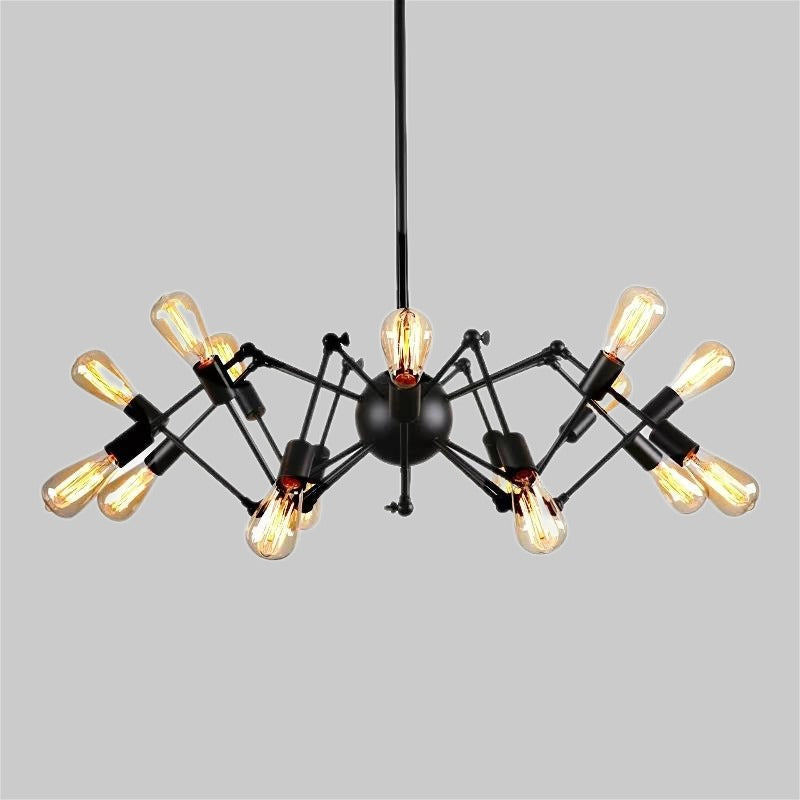 Lustra Vintage Black Widow 16xE27