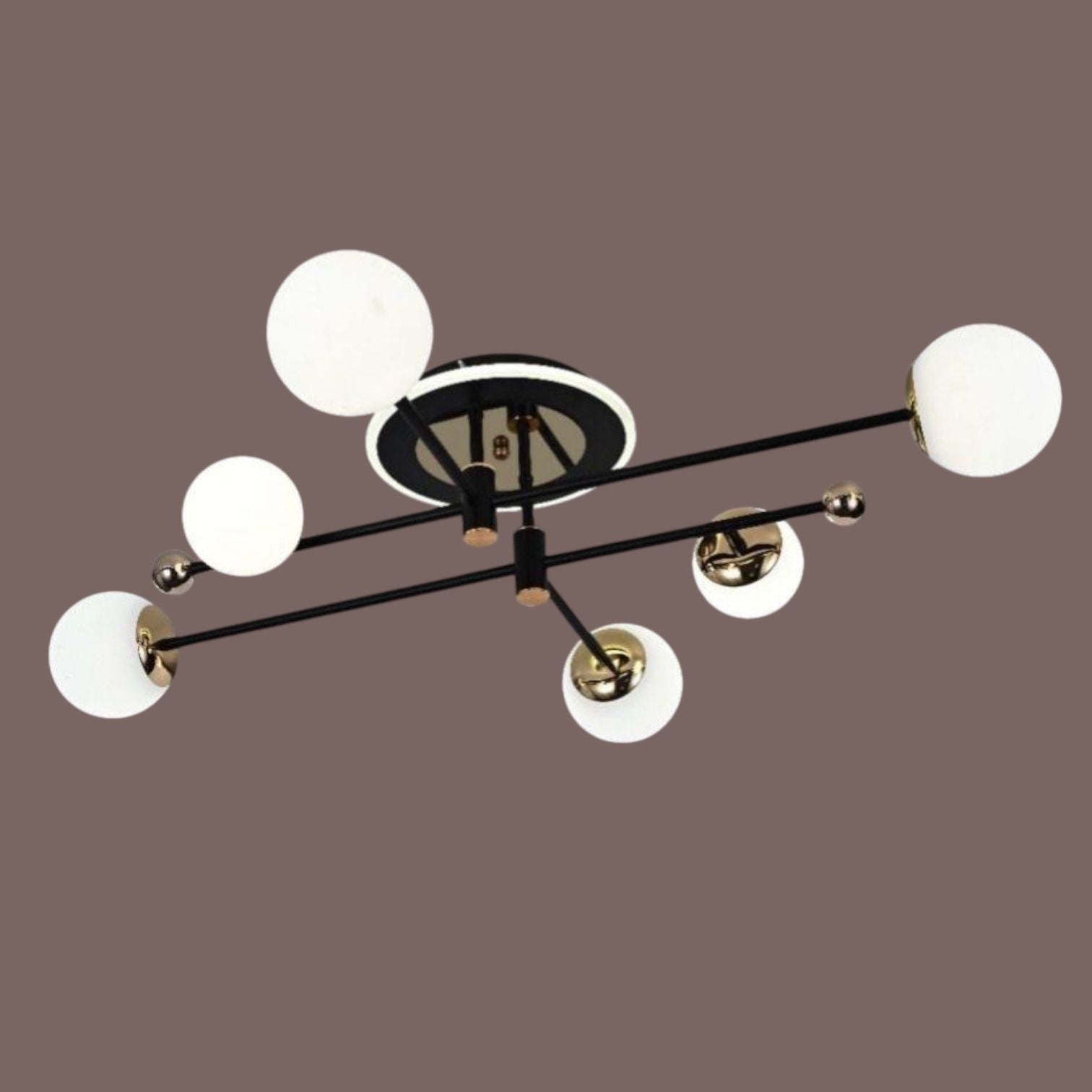 Lustra LED PIMORA Abajur Mat Neagra Echivalent 400W Telecomanda NEAGRA / ABAJUR Chandeliers