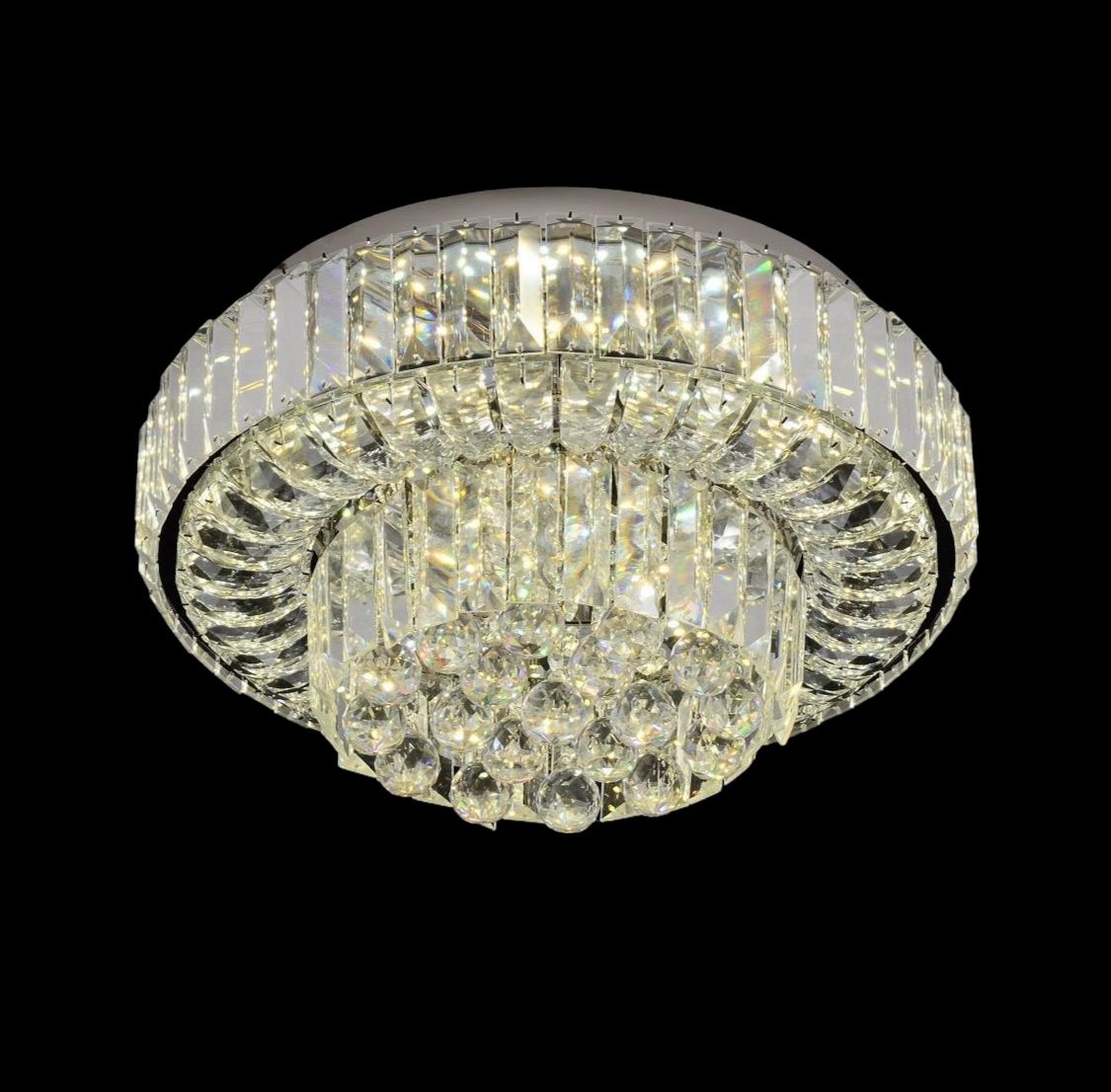 Lustra LED Mini Klyra CRISTAL Echivalent 400W Telecomanda