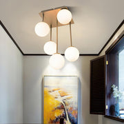 Lustra Abajur Mat Mini Serelys GOLD 5XG9