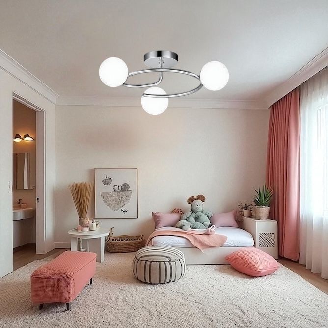 Lustra Abajur 3xE27 Chrome Elegance