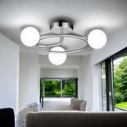 Lustra Abajur 3xE27 Chrome Elegance