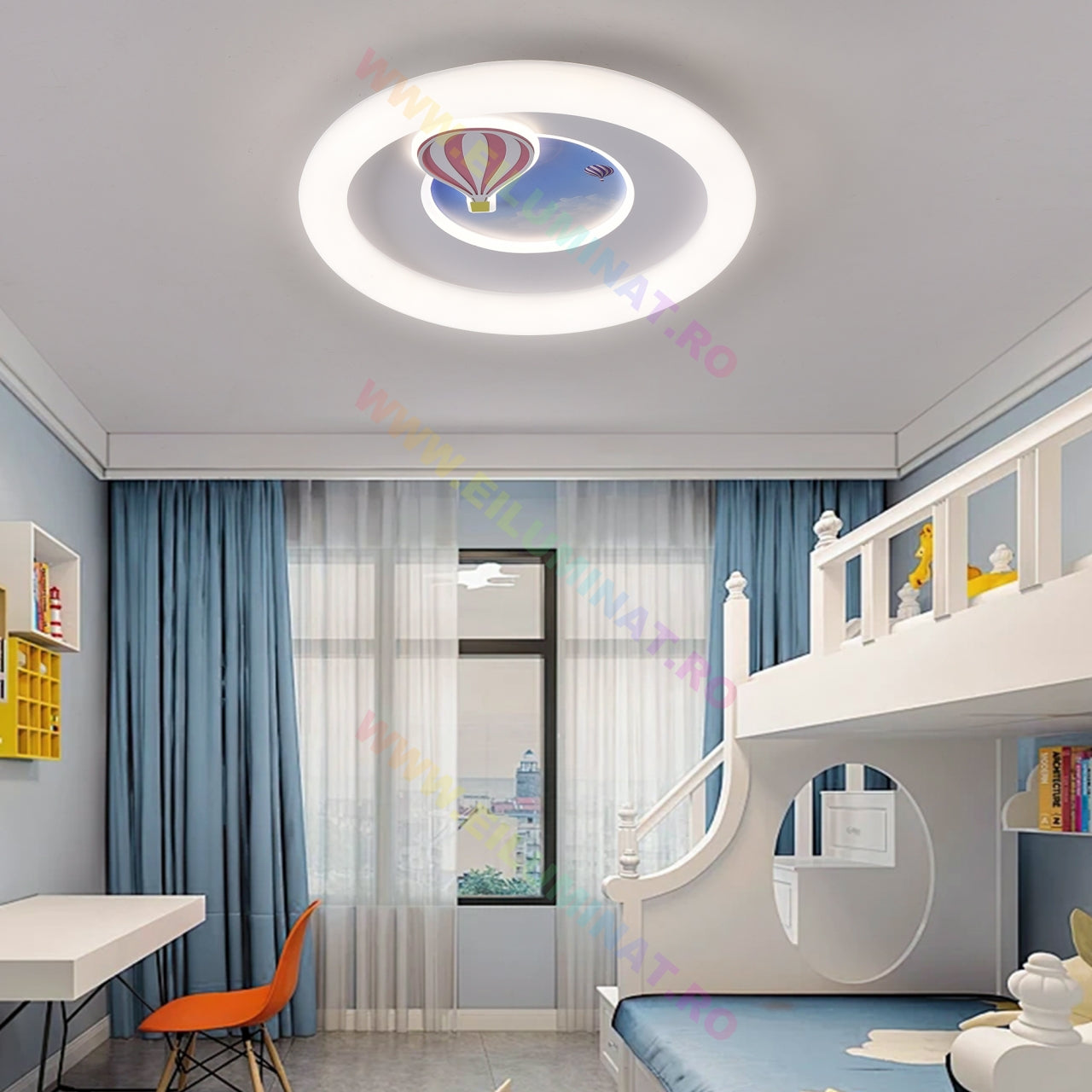 Lustra LED BRISORA Echivalent 600W Telecomanda