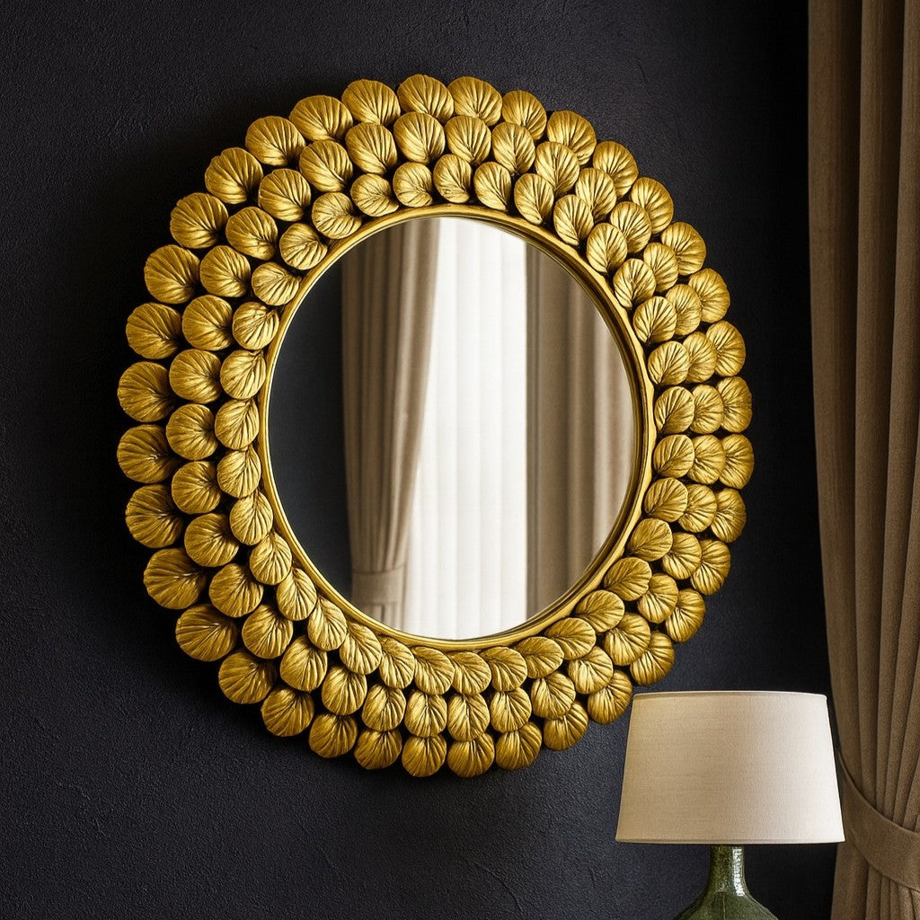 Oglindă de Perete Premium Royal Leaves