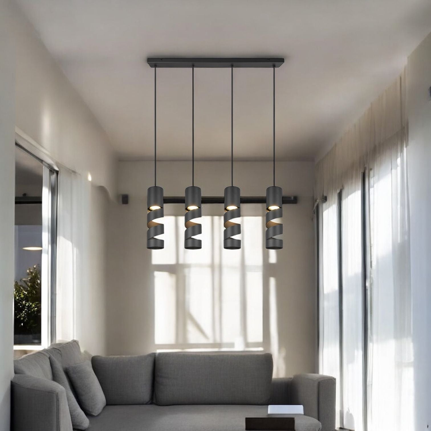 Lustra STREAM Black 4XGU10