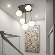 Lustra Abajur Mat Mini Serelys BLACK 5XG9