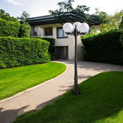 Stalp De Gradina VELKI Negru 3 Brate 40W 220CM