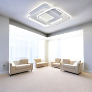 Lustra LED NOLTO Square 3 Functii Echivalent 900W Telecomanda