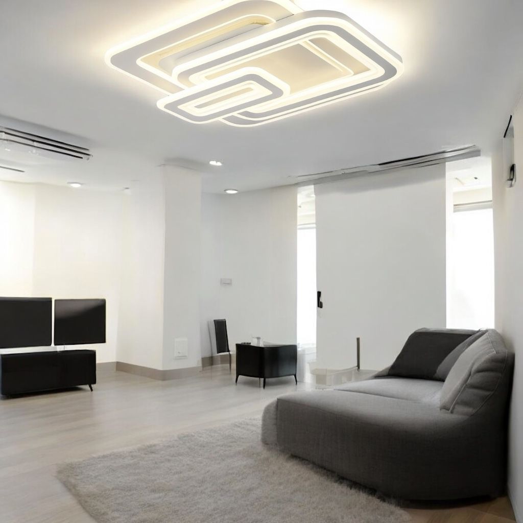 Lustra LED TORKA Square 3 Functii Echivalent 650W Telecomanda