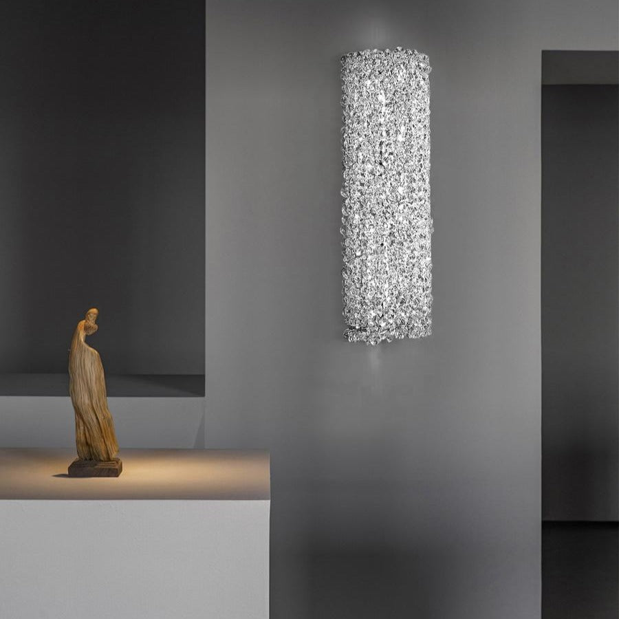 Aplica LED RAFO Silver Cristal