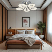 Lustra LED MARLO Chrome Echivalent 400W Telecomanda