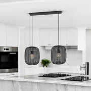 Lustra Suspendata RINROE Black 110CM