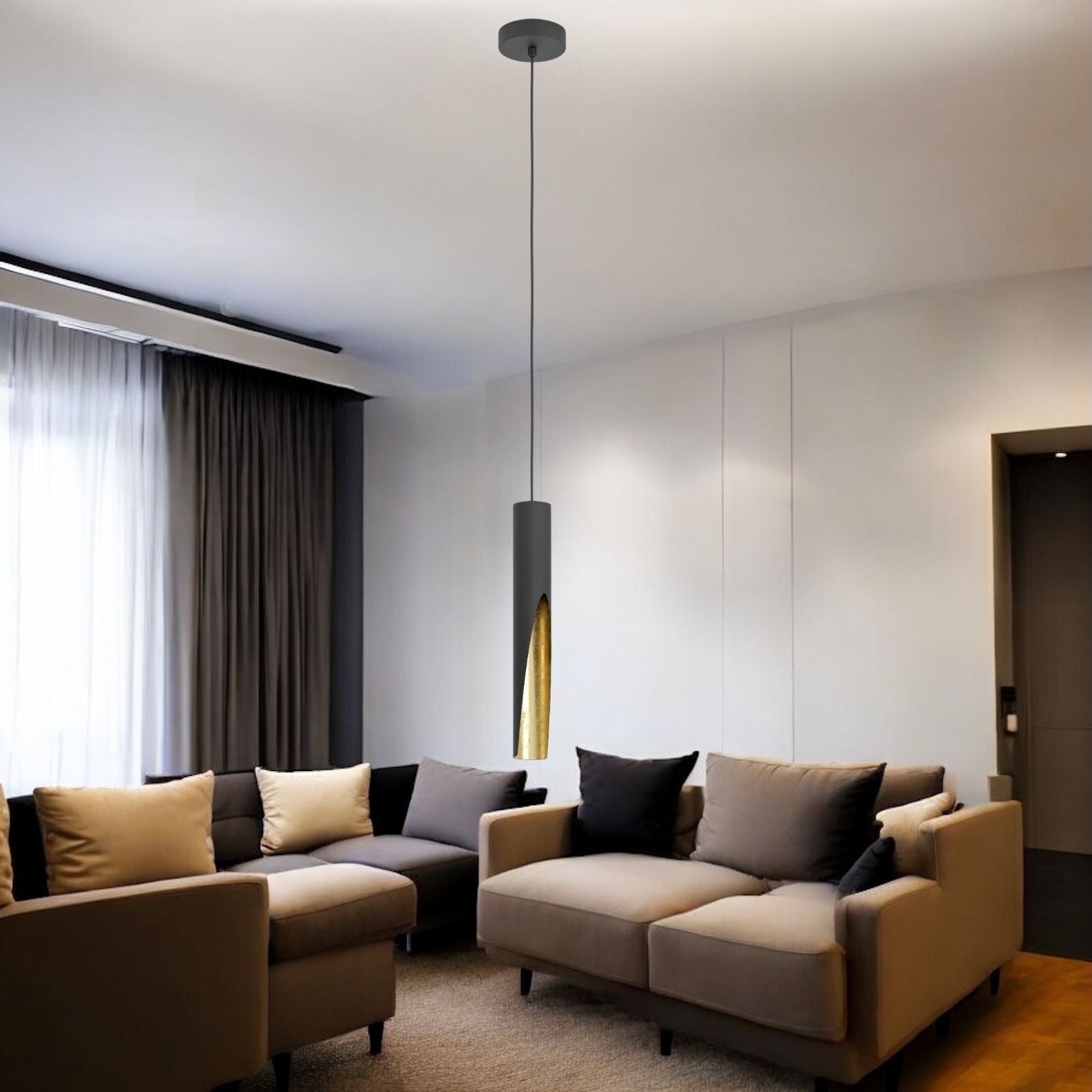 Pendul BARBOTTO Black & Gold 110CM