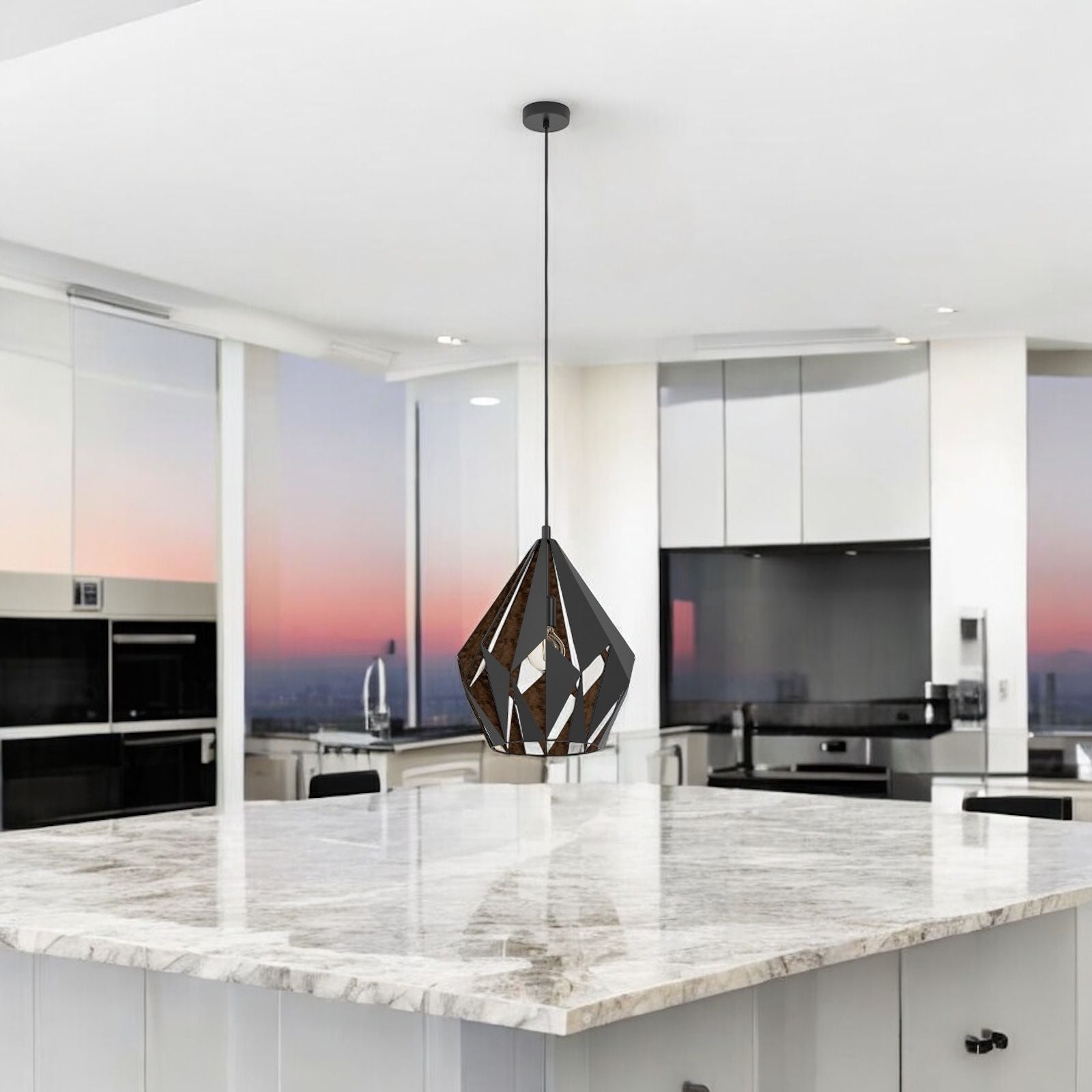 Pendul Vintage CARLTON 1 150CM Eglo